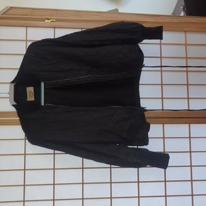 Quilted bomber jacket